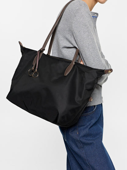 Plain Nylon Laptop Bag For 15-Inch Laptops