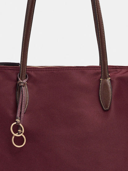 Plain Nylon Laptop Bag For 15-Inch Laptops