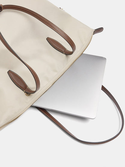 Plain Nylon Laptop Bag For 15-Inch Laptops