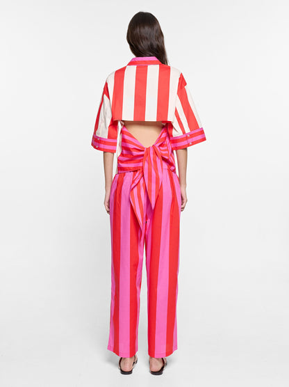 Trousers With Stripes 100% Cotton