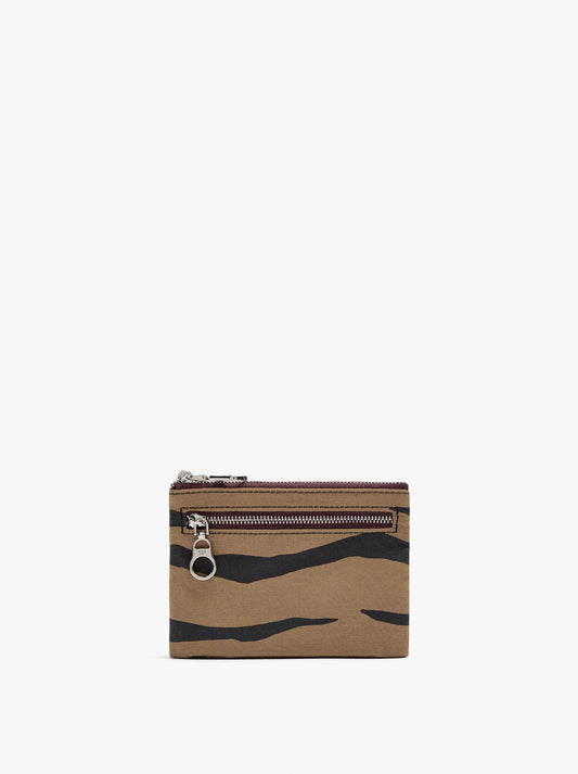 Animal Print Nylon Card Holder