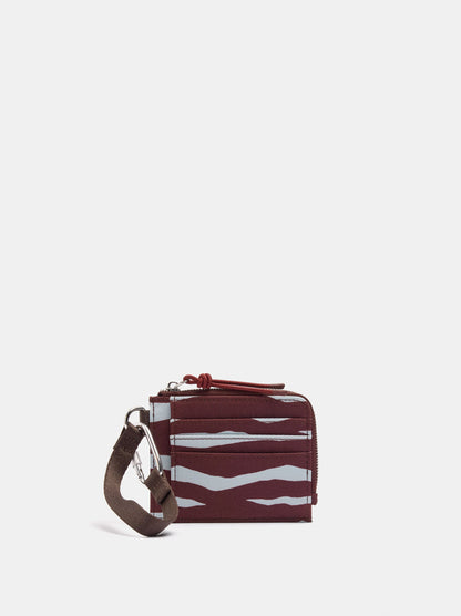 Animal Print Nylon Card Holder