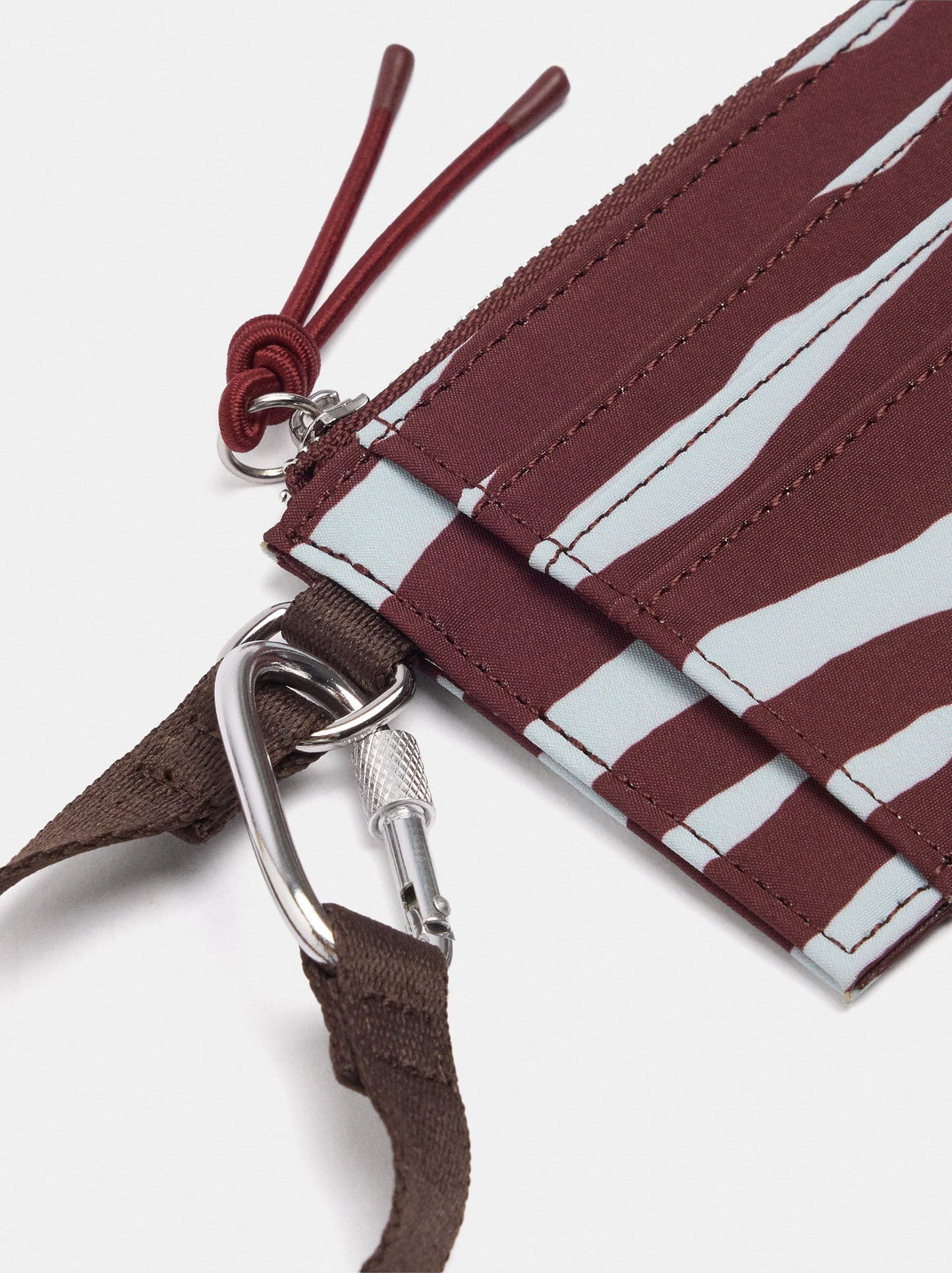 Animal Print Nylon Card Holder