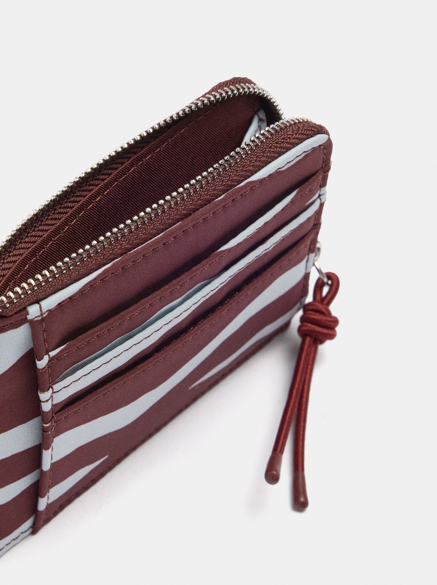 Animal Print Nylon Card Holder