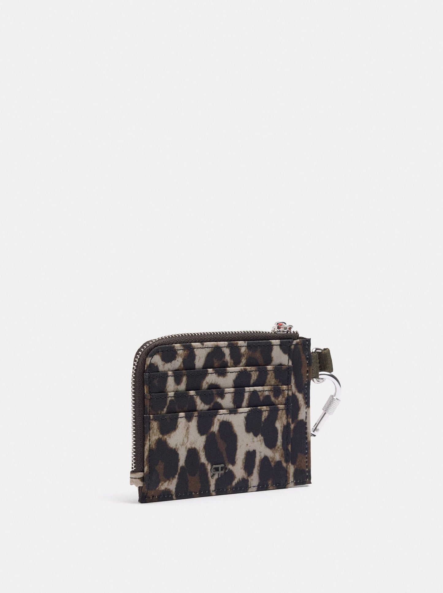 Animal Print Nylon Card Holder