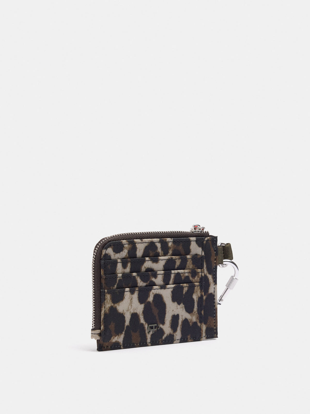 Animal Print Nylon Card Holder