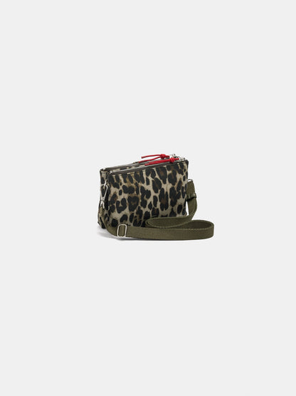 Multi-Purpose Nylon Pouch With Animal Print