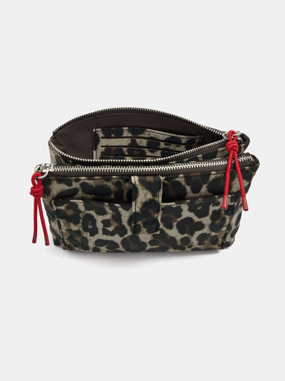 Multi-Purpose Nylon Pouch With Animal Print