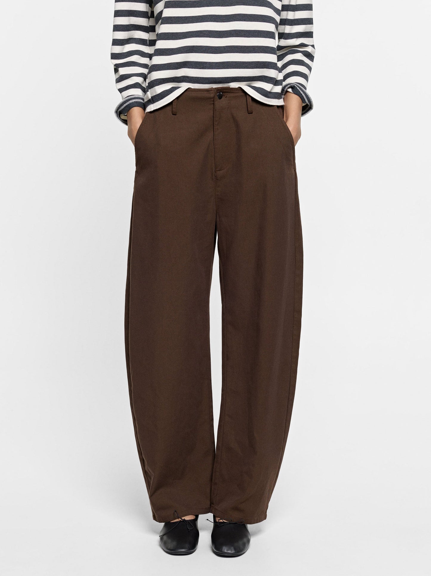 Plain Balloon Trousers