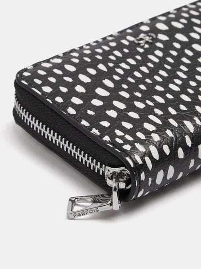 Small Abstract Printed Wallet