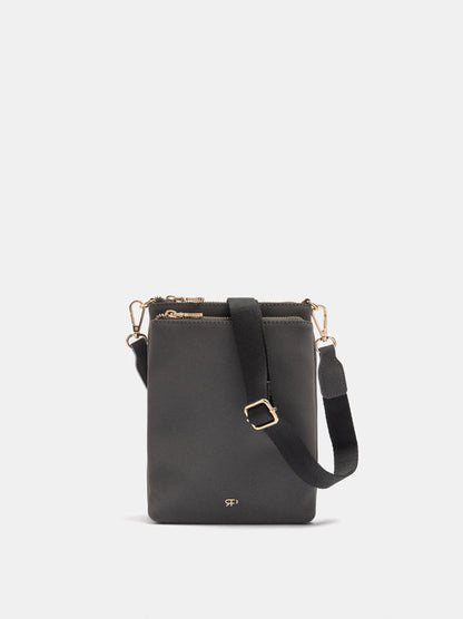 Soft Dual-Texture Crossbody Bag