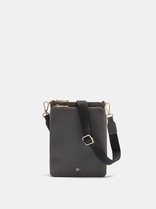 Soft Dual-Texture Crossbody Bag