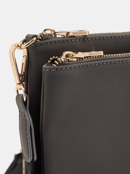 Soft Dual-Texture Crossbody Bag
