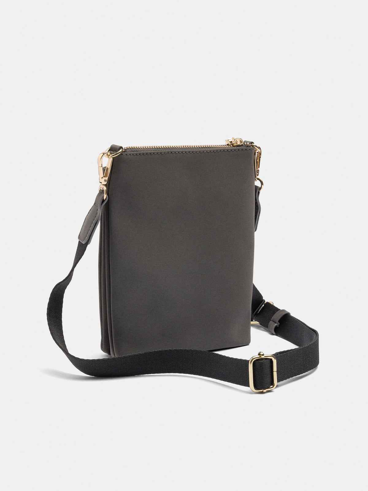 Soft Dual-Texture Crossbody Bag