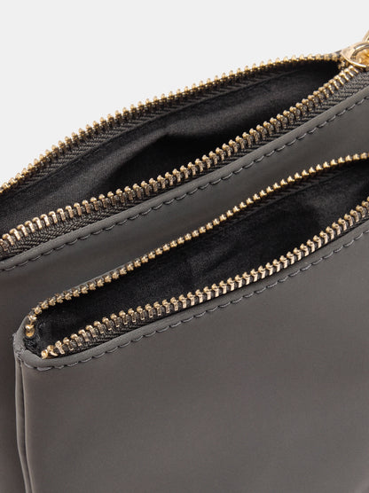 Soft Dual-Texture Crossbody Bag