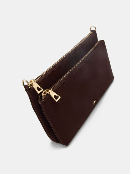 Soft Dual-Texture Crossbody Bag