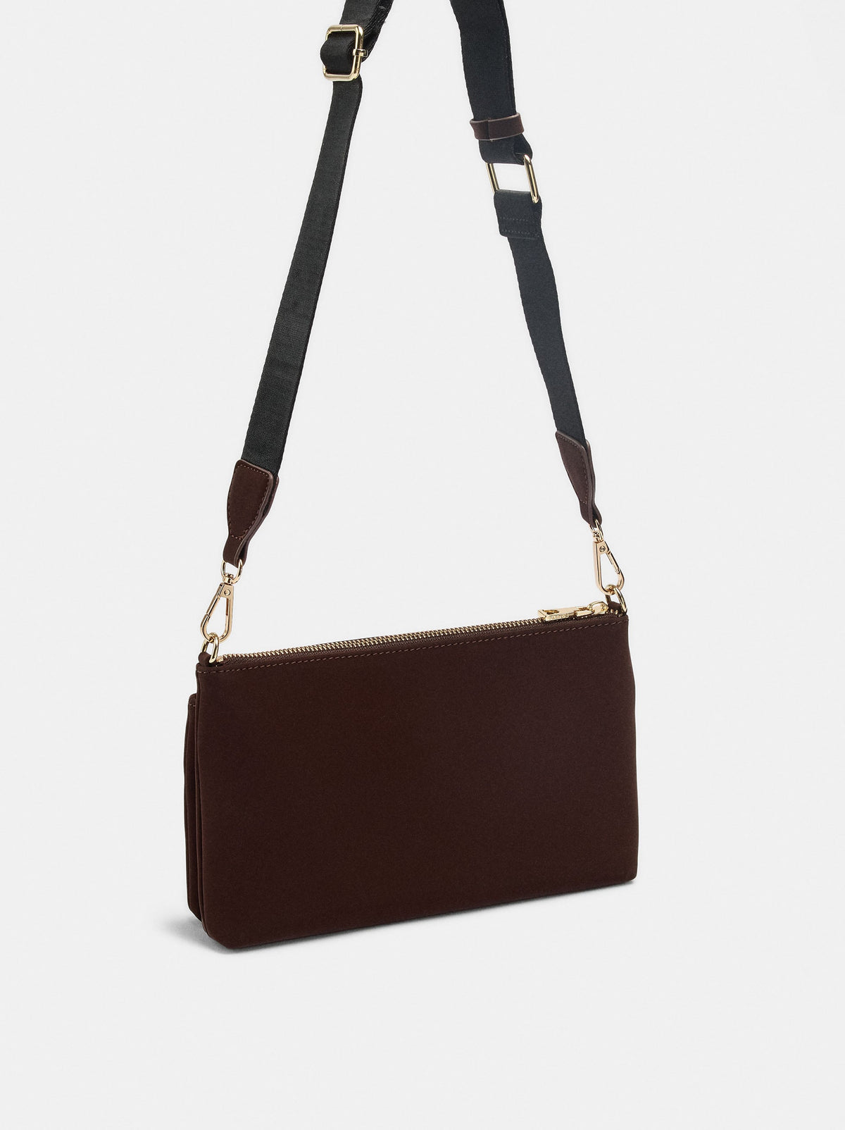 Soft Dual-Texture Crossbody Bag