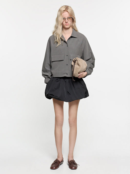 Coat With Patch Pockets