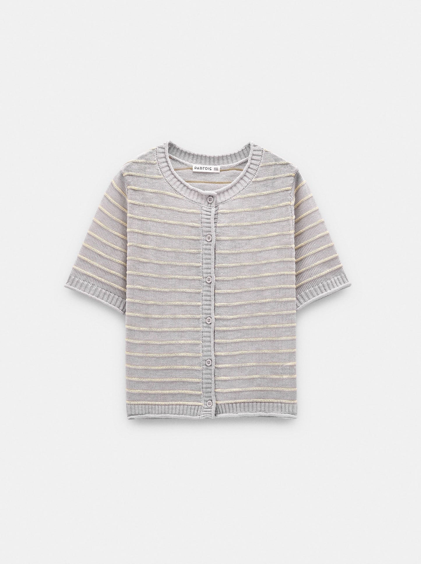 Knit Cardigan With Stripes