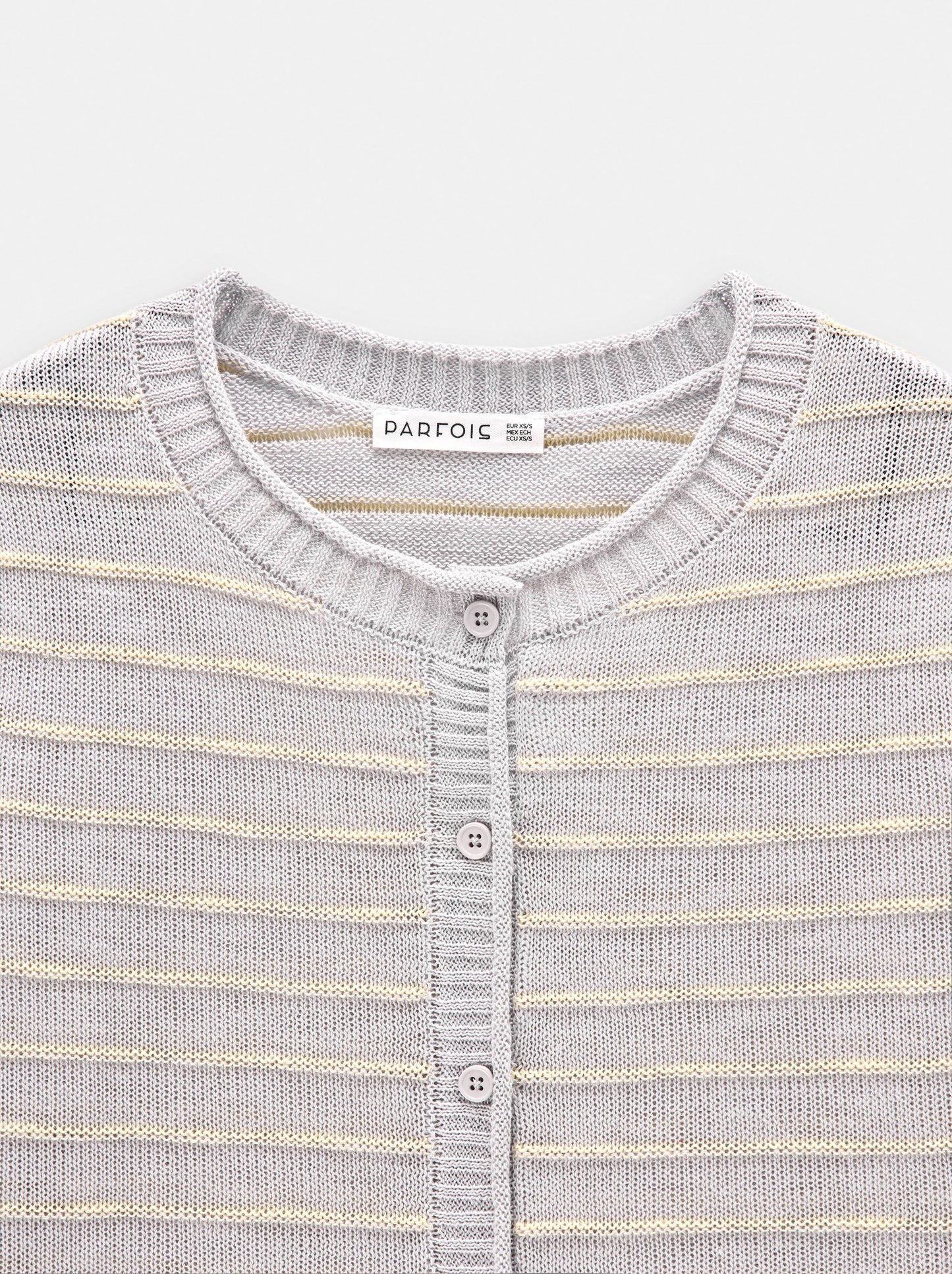 Knit Cardigan With Stripes