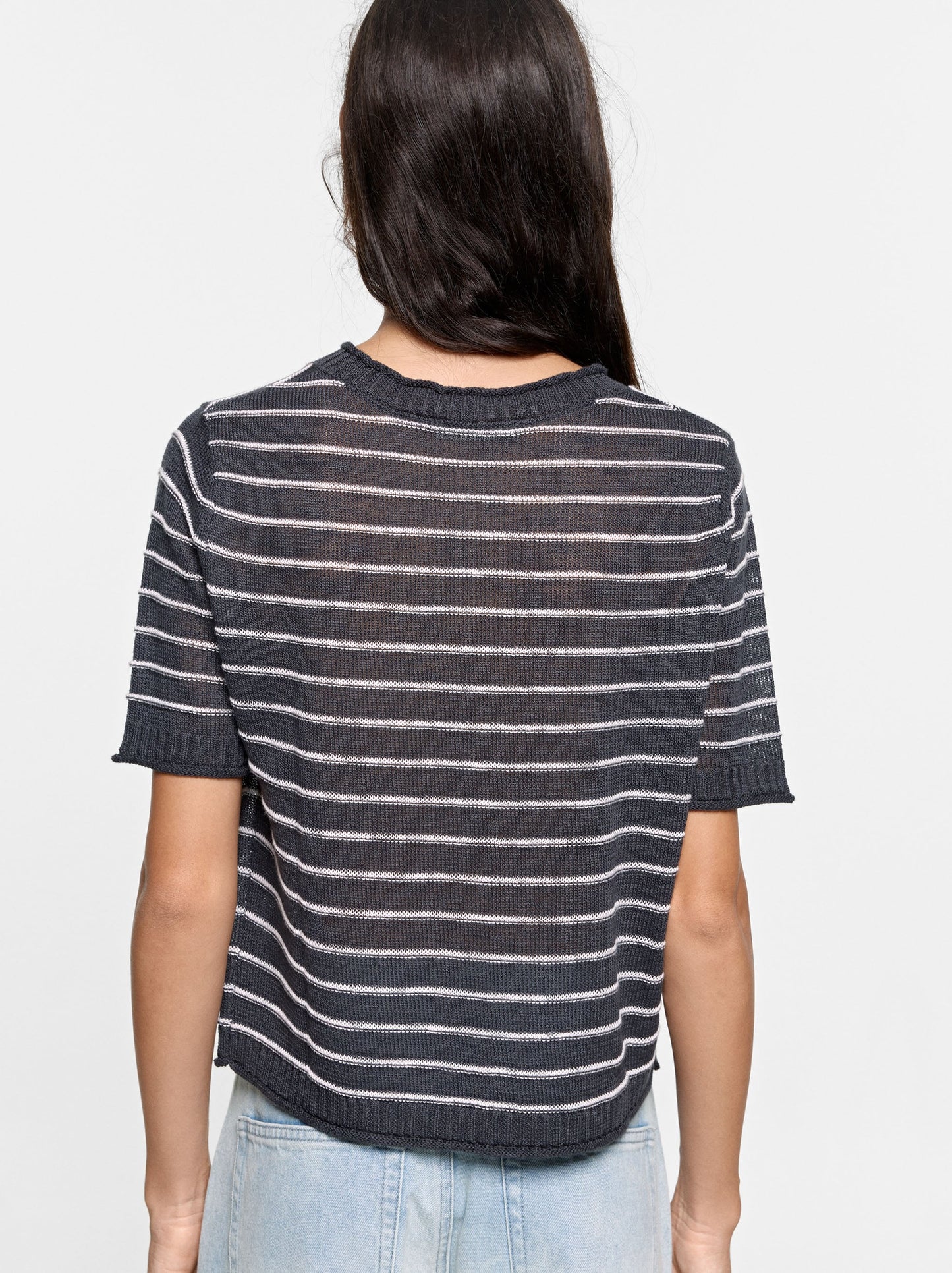 Knit Cardigan With Stripes