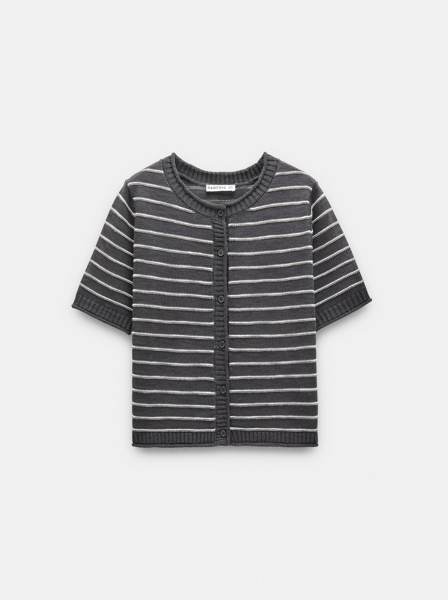 Knit Cardigan With Stripes