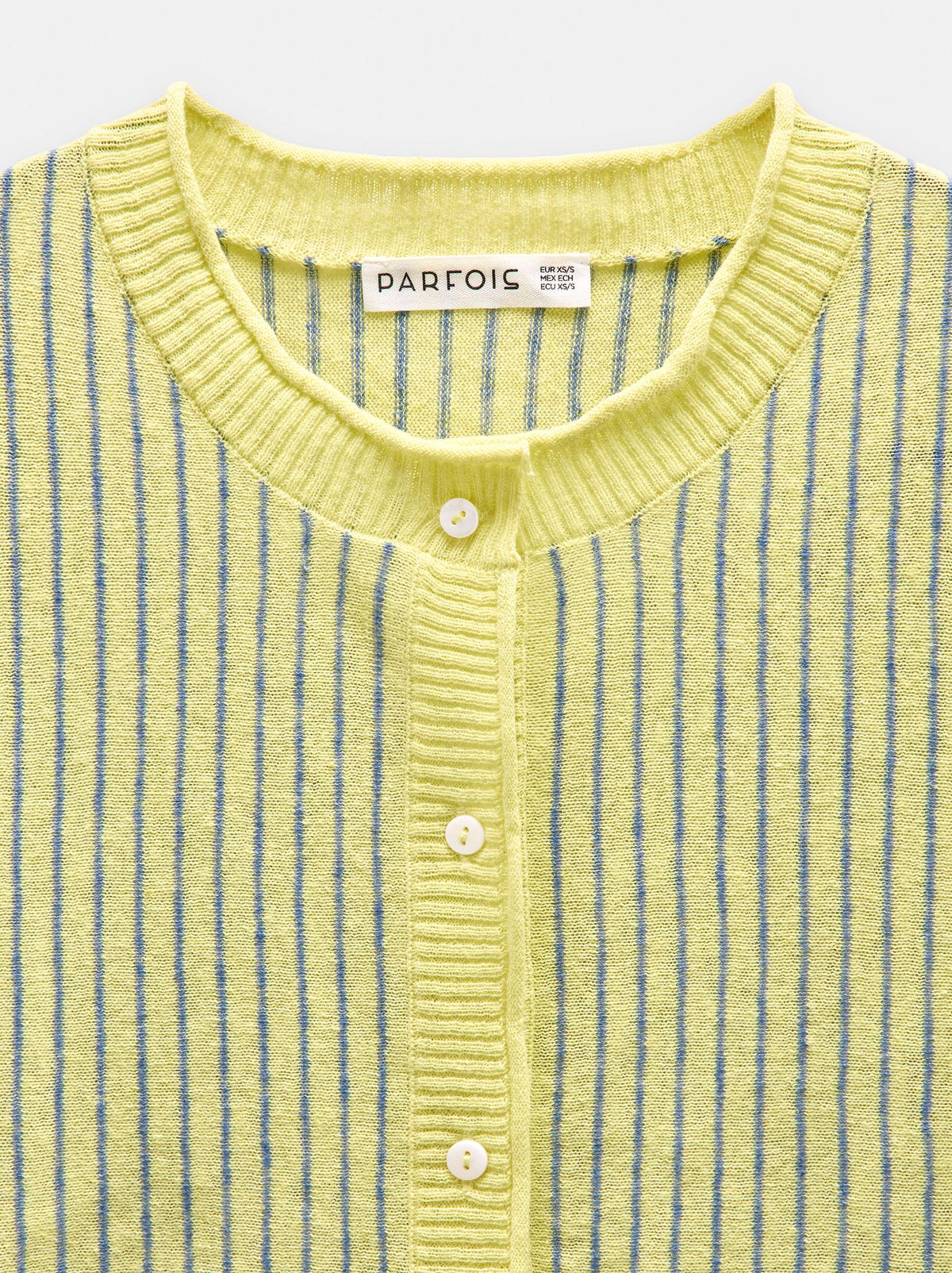 Striped Linen-Blend Cardigan