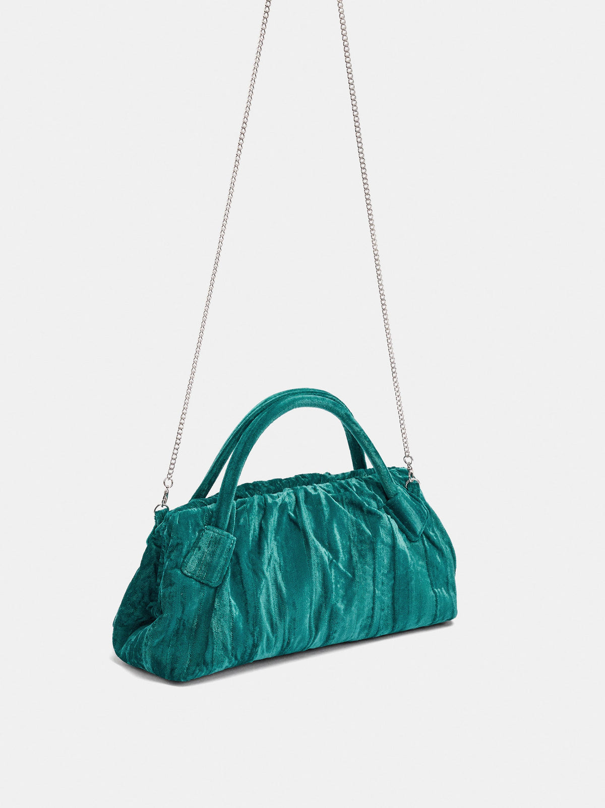Elongated Velvet Party Bag