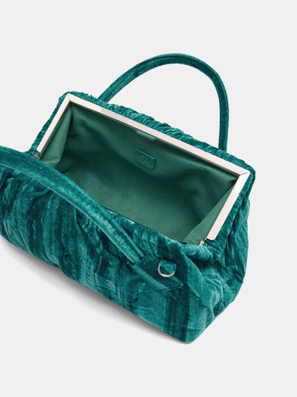 Elongated Velvet Party Bag