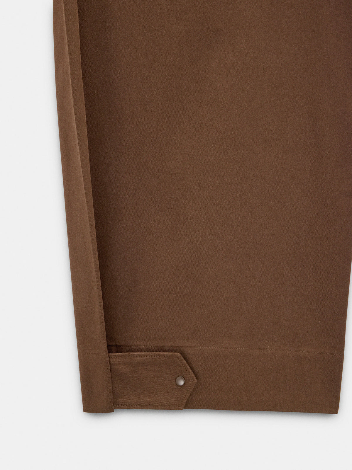 Barrel-Leg Trousers With Pleats 100% Cotton
