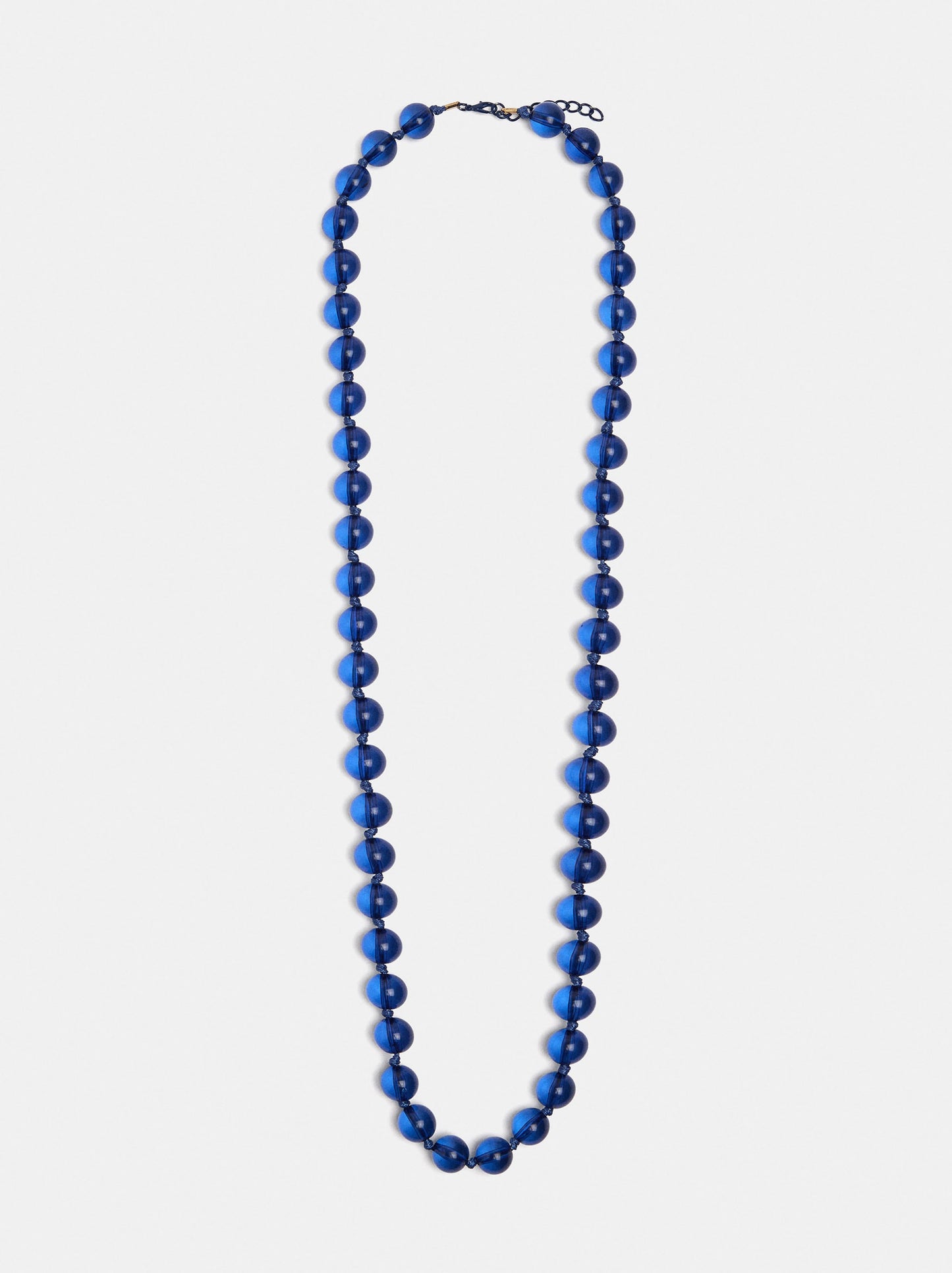 Long Resin Bead Necklace