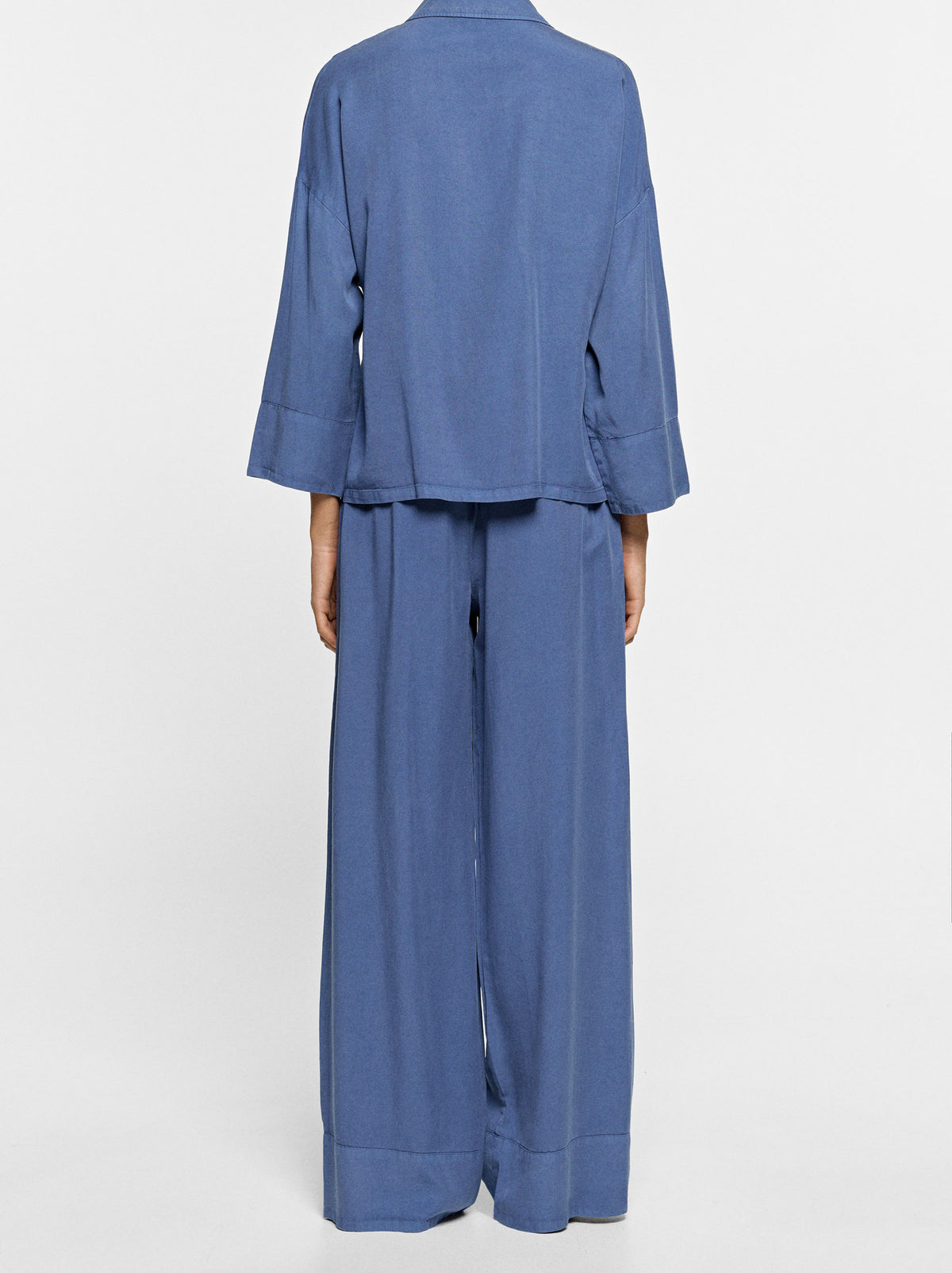 Flowy Blazer With Side Ties, 100% Lyocell