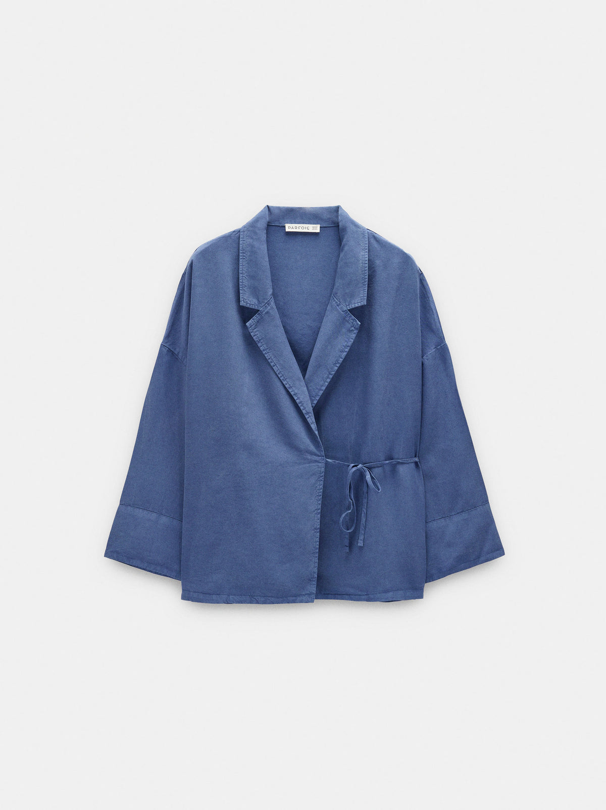 Flowy Blazer With Side Ties, 100% Lyocell