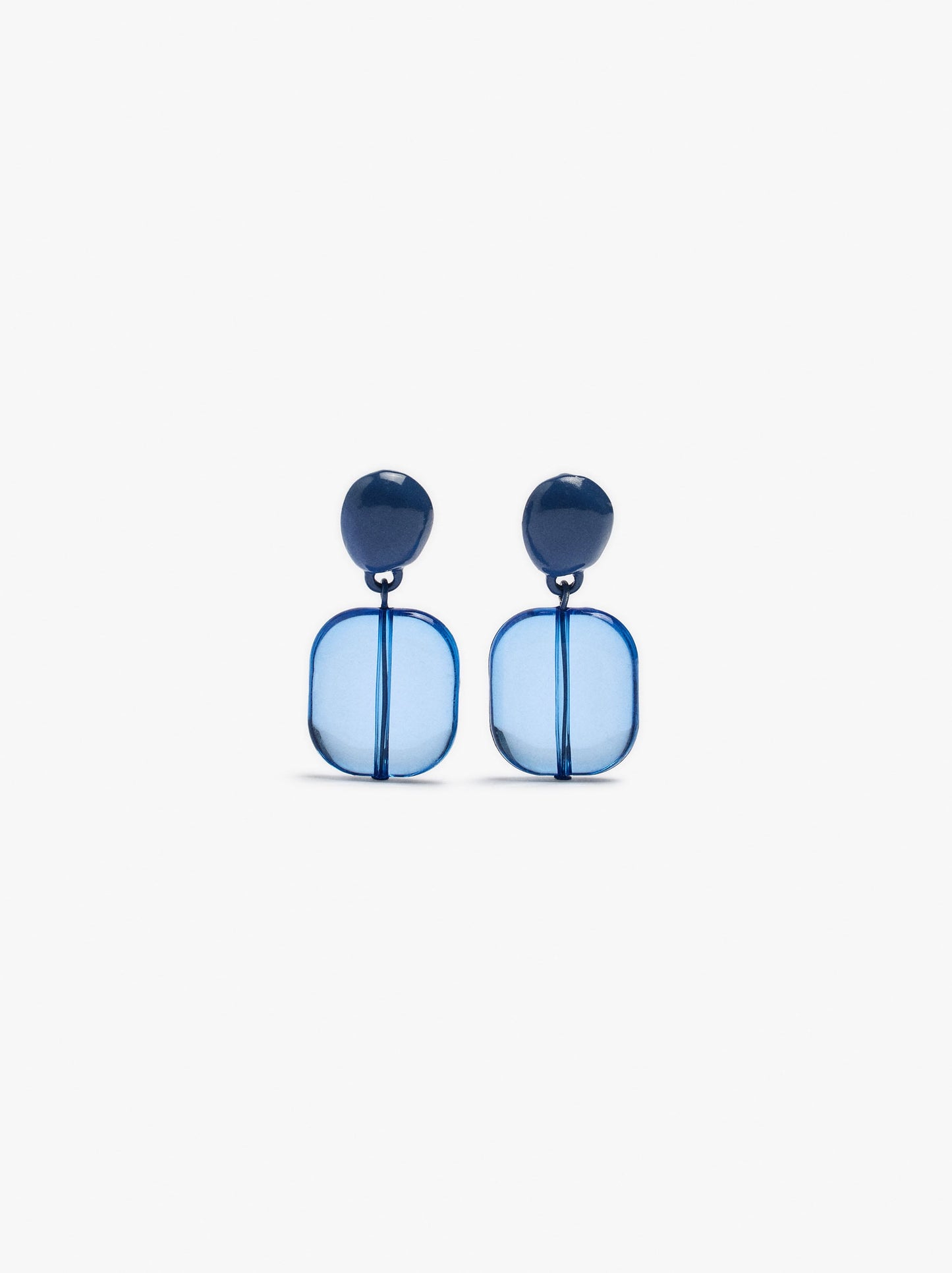 Transparent Resin Earrings