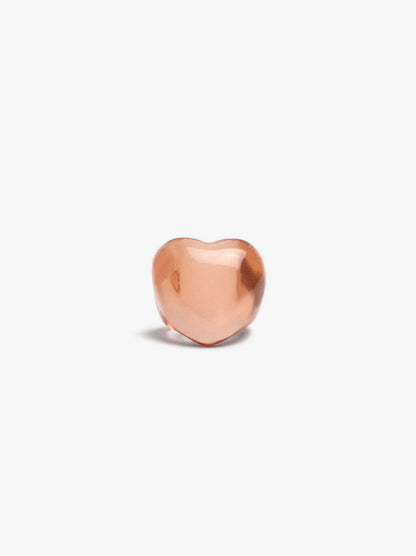 Transparent Resin Heart Ring