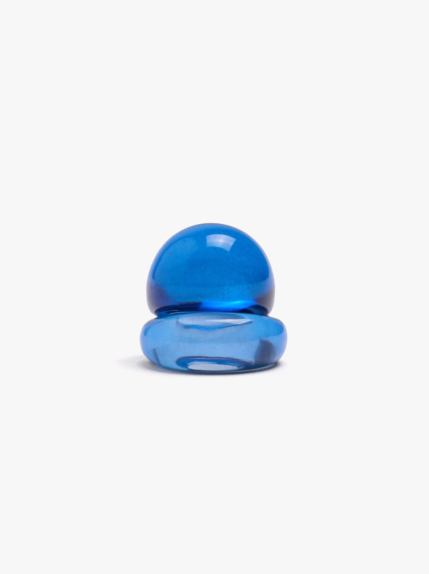 Set Of Rounded Transparent Resin Rings