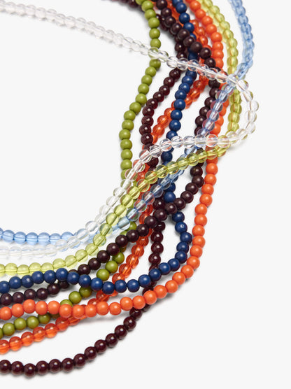 Set Of Long Resin Necklaces