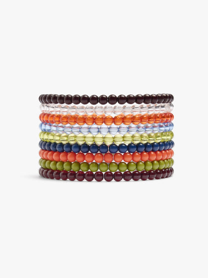 Set Of Long Resin Bracelets