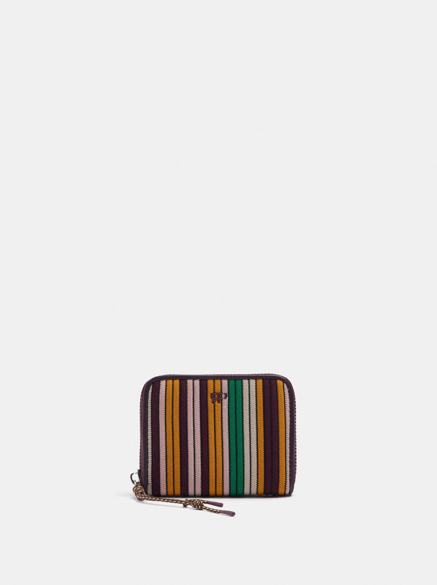 Striped Knit Wallet