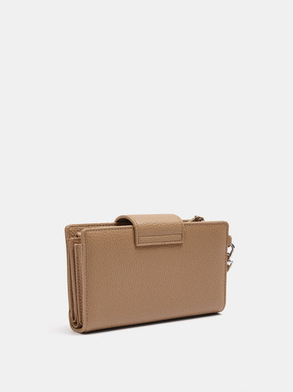 Wallet And Mobile Phone Holder With Strap