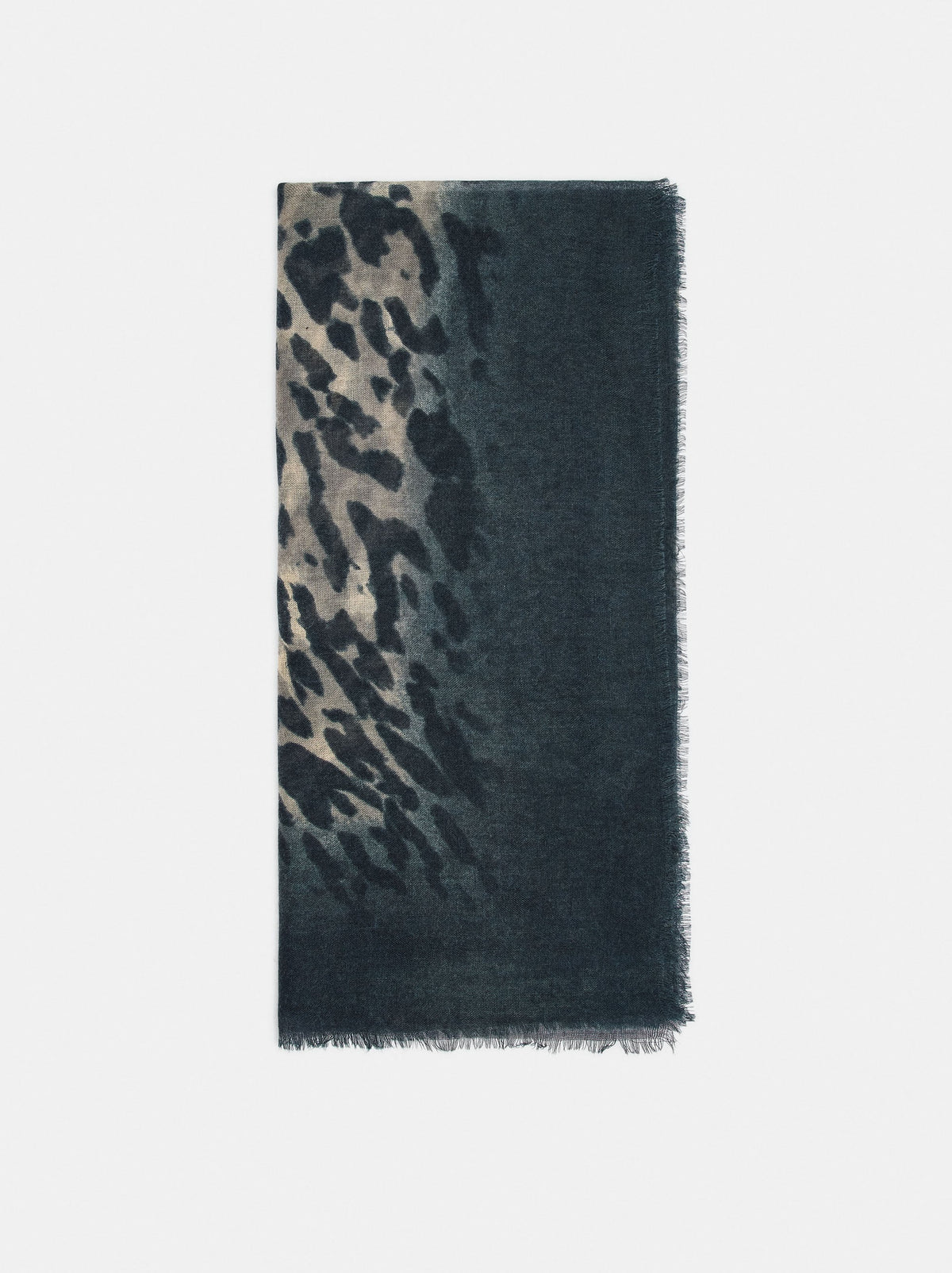 Scarf With Animal Print