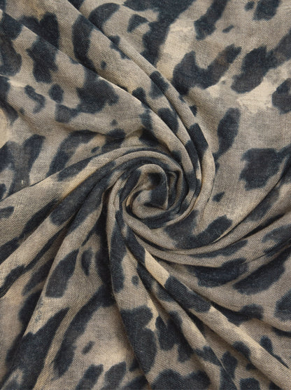Scarf With Animal Print