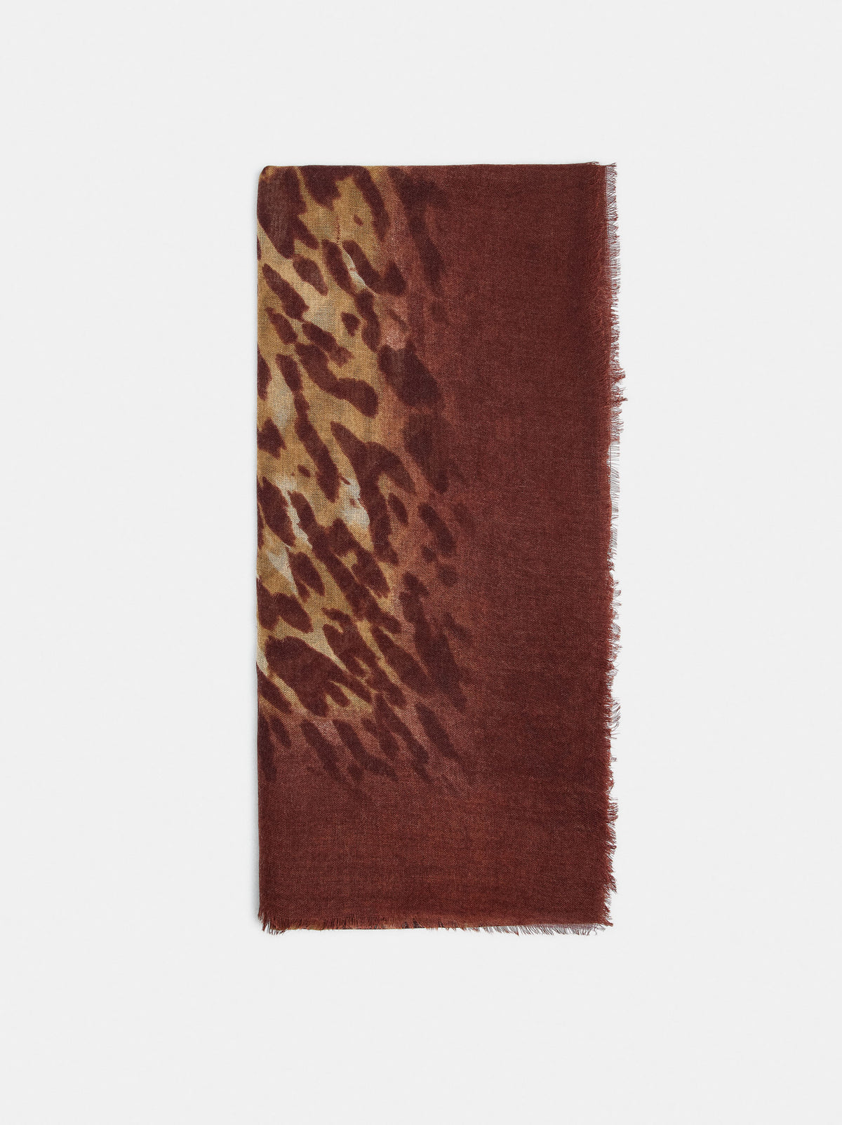Scarf With Animal Print
