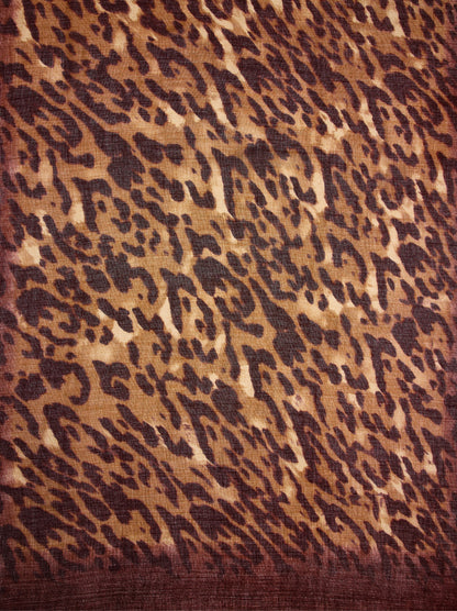 Scarf With Animal Print