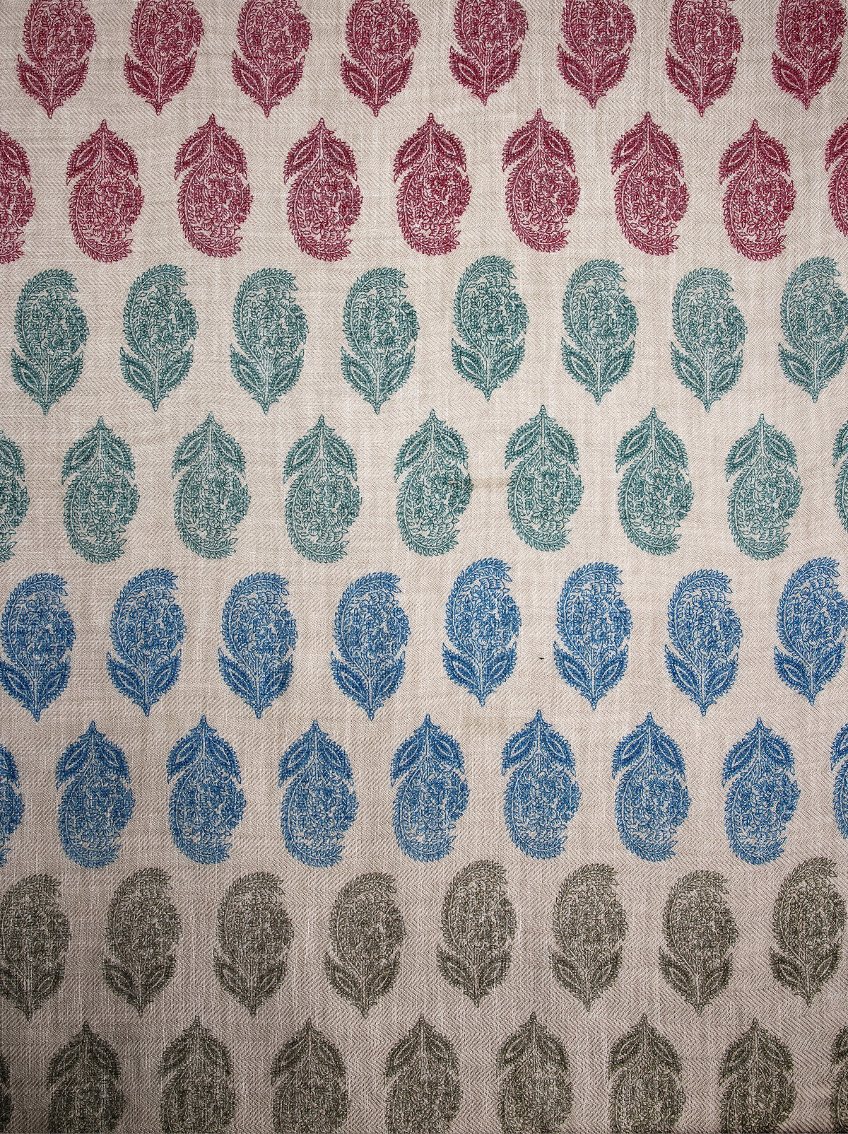 Printed Wool-Blend Scarf