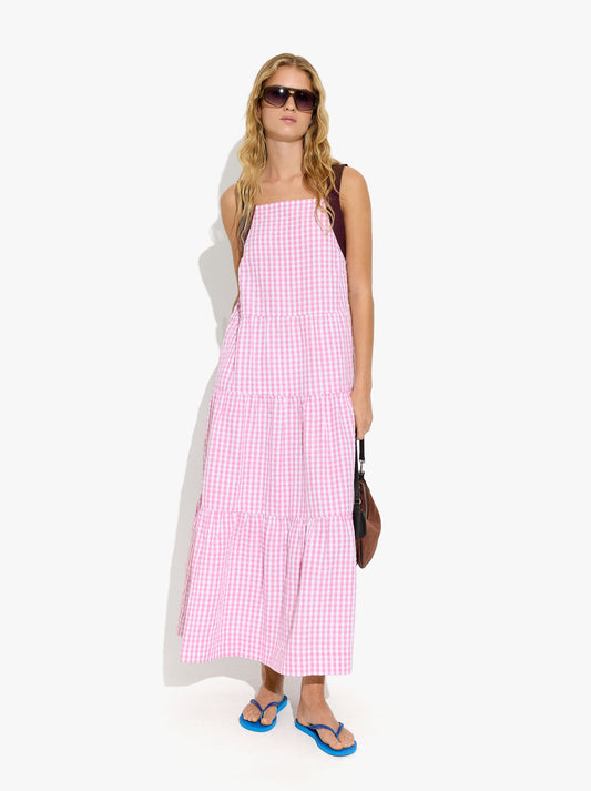 Long Dress With Vichy Squares