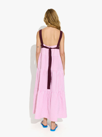 Long Dress With Vichy Squares