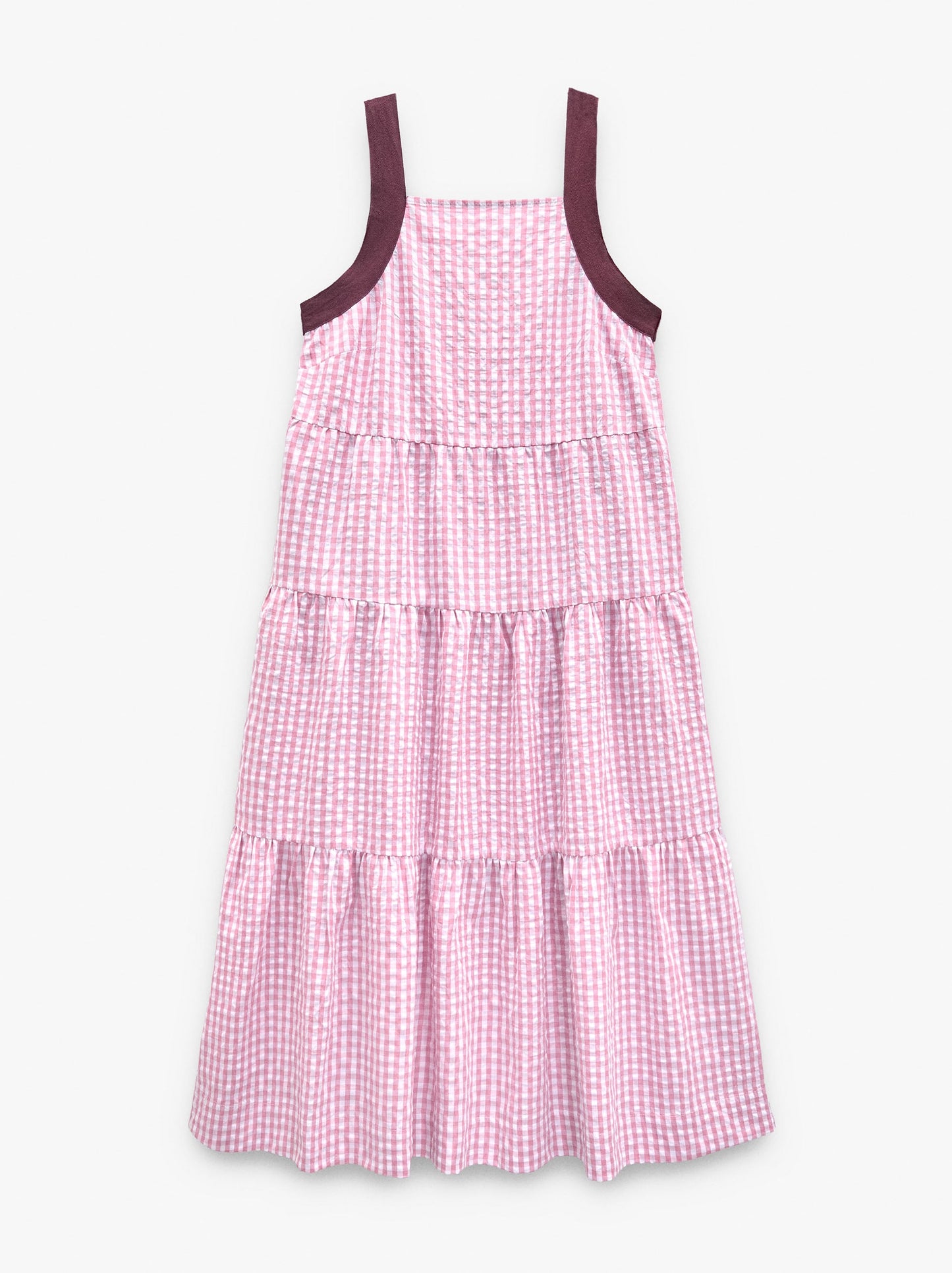 Long Dress With Vichy Squares