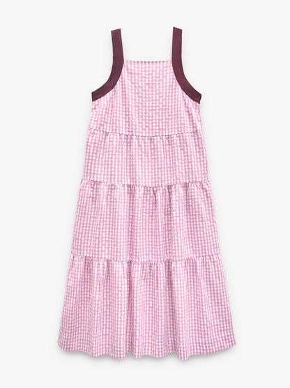 Long Dress With Vichy Squares