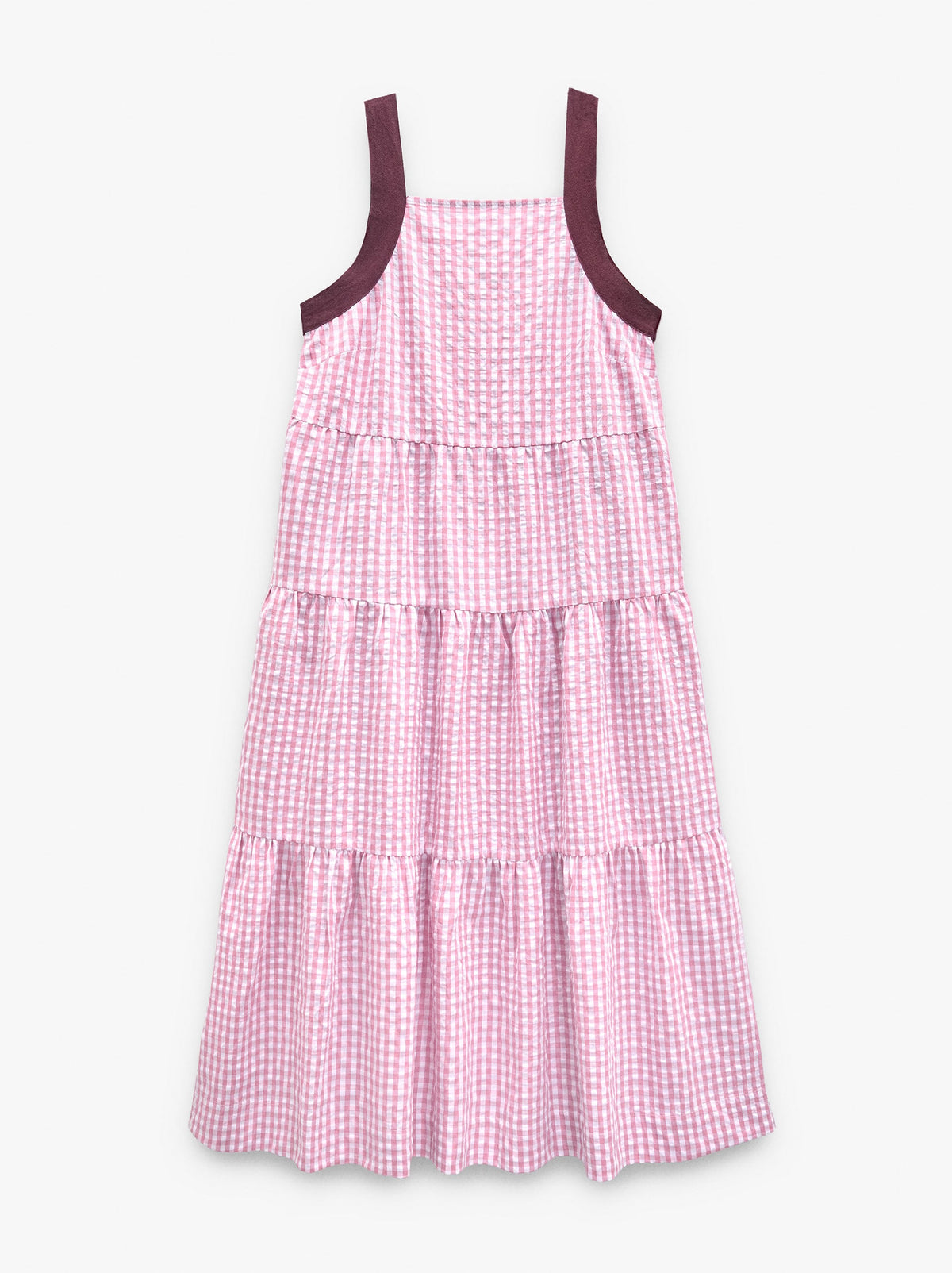 Long Dress With Vichy Squares